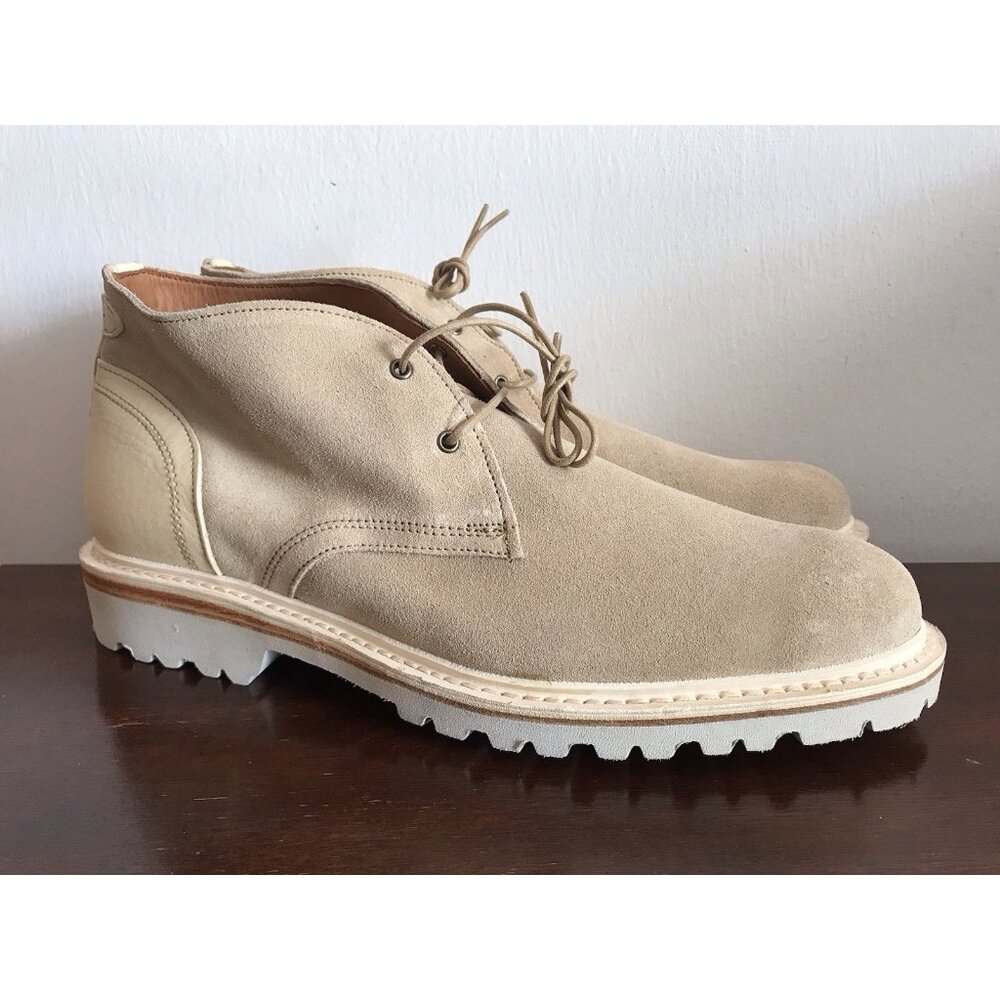 Size 10D Mens Allen Edmonds Discovery Brown Suede Chukka Boots Extralight Sole